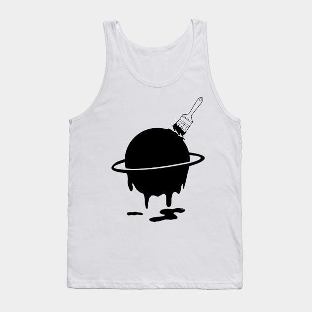 Painting Saturn Tank Top by Jrengart